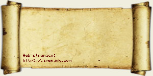 Dina Stamenković vizit kartica